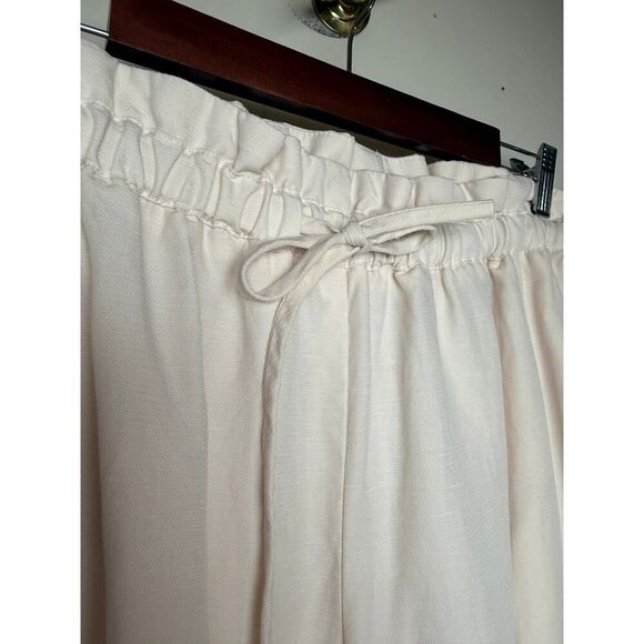 Hatch Drawstring The Linen Paper Bag Pants Maternity Sz. 0 (US 0-2) - Picture 7 of 11